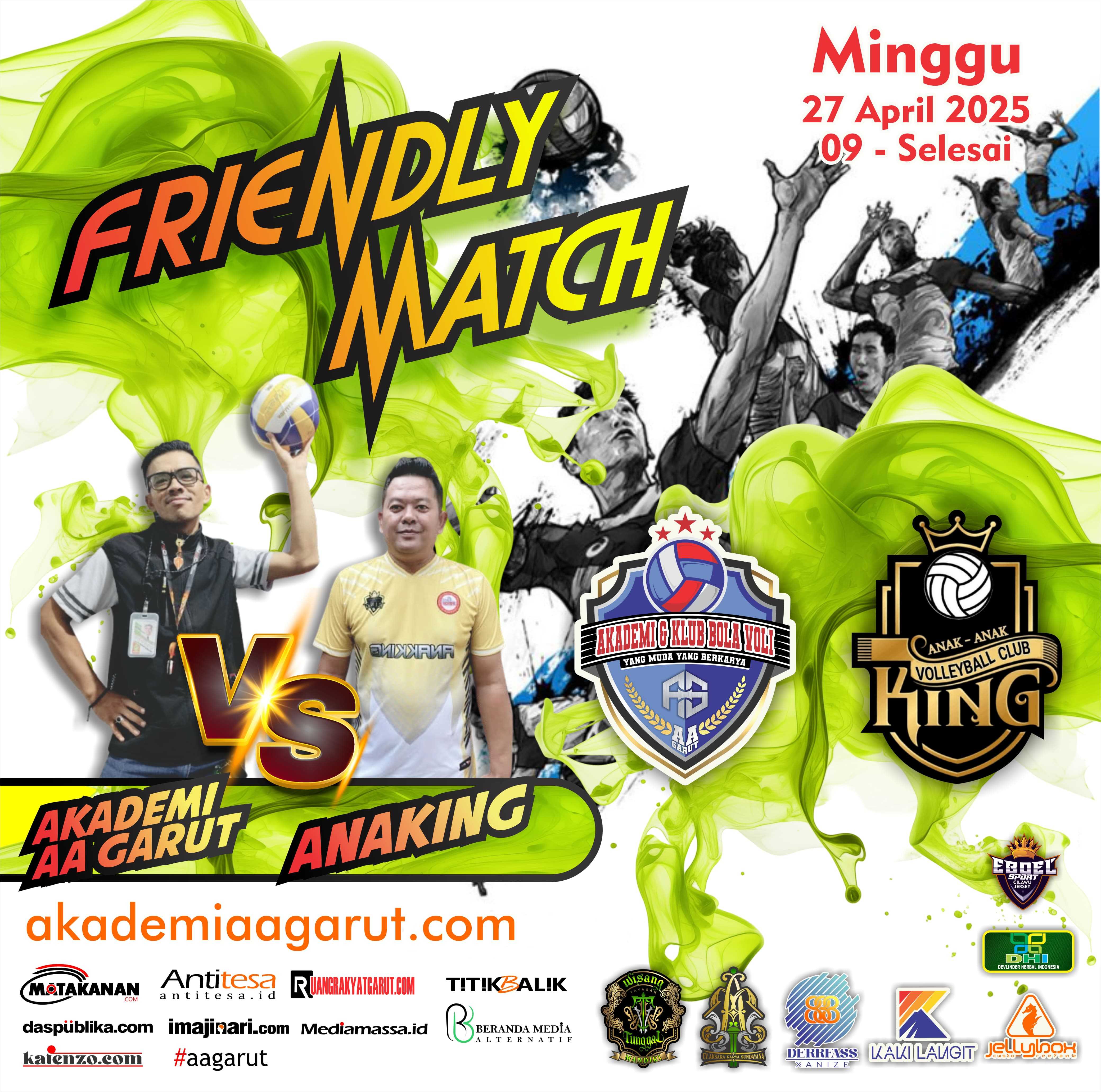 AA Garut Tantang Anaking Wanaraja di Friendly Match Seru 27 April