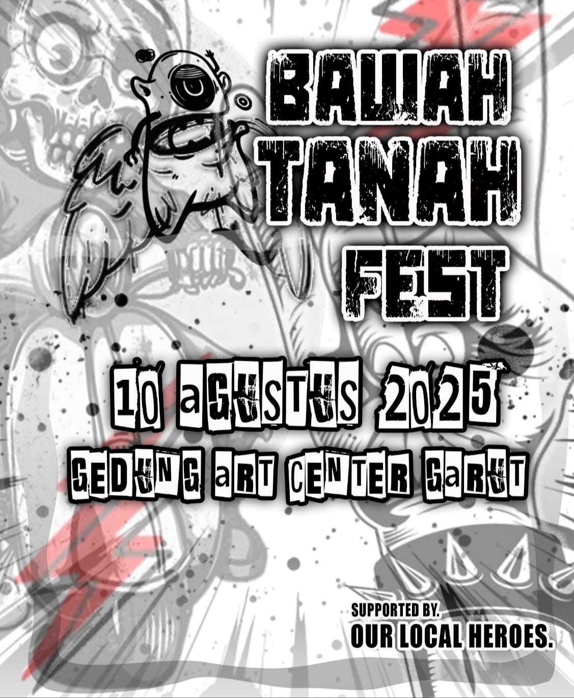 Bawah Tanah Fest 2025: Ledakan Distorsi dan Budaya 'Liar'!